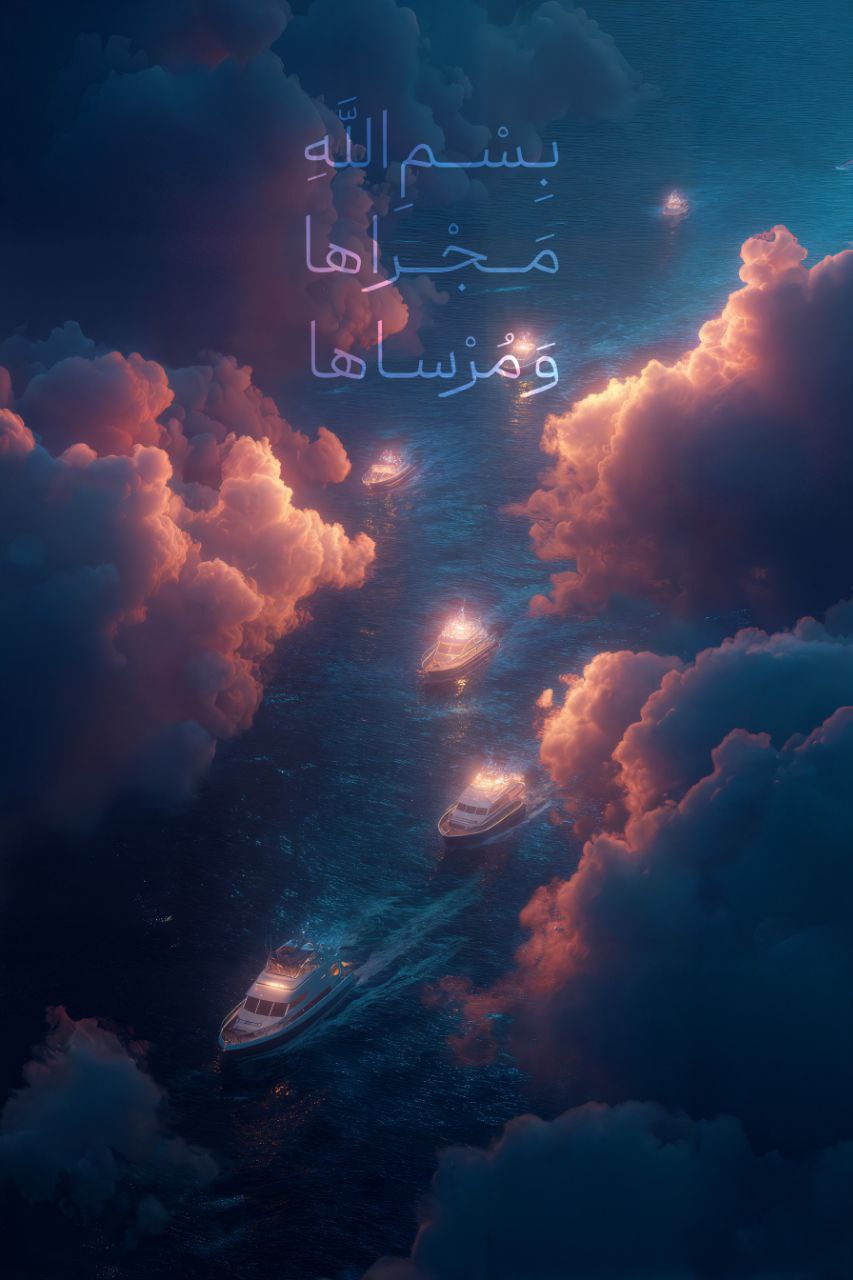 پوستر بسم الله مجراها و مرساها